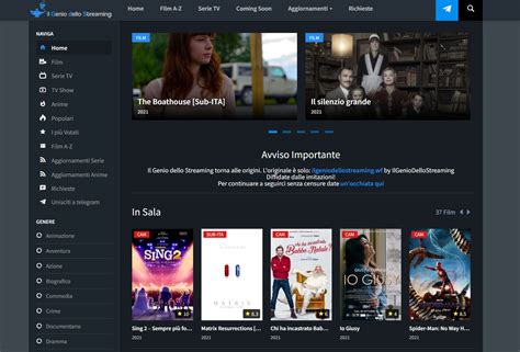 ilgeniodellostreaming nuovo|il genio dello streaming gratis.